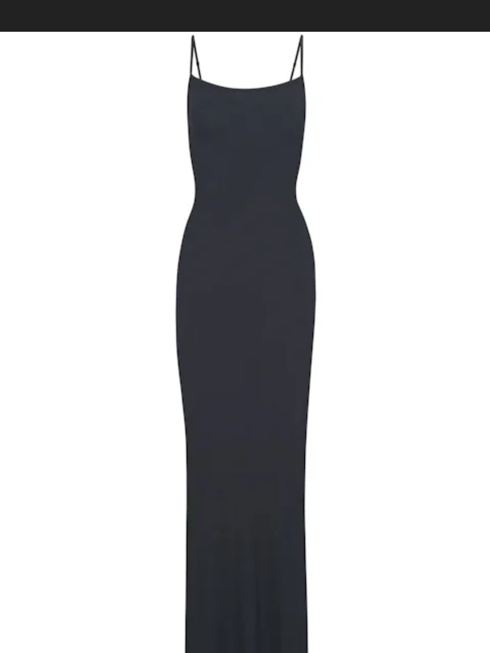 SKIMS Soft Lounge Dress in Graphite (Dark Grey)